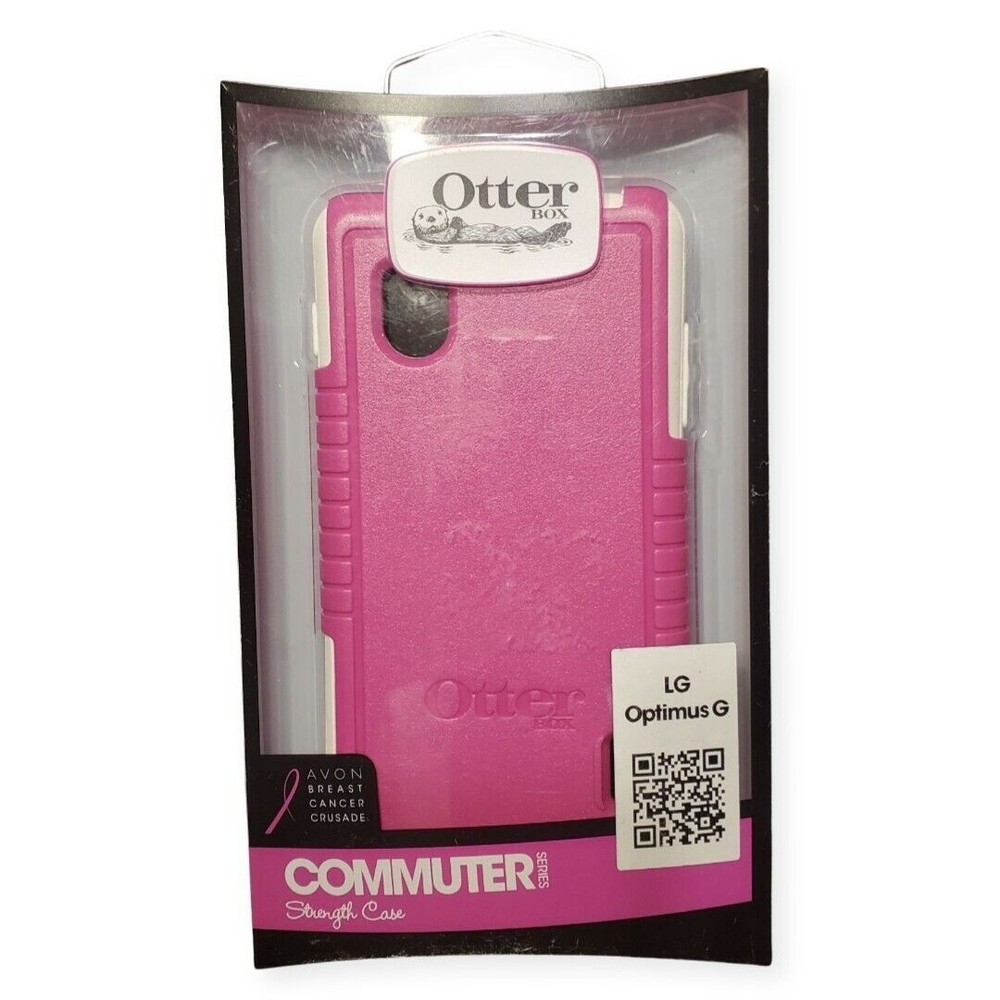 NIB OtterBox- Pink/White Cell Phone Case For LG Optimus G